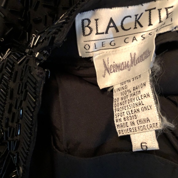 Black sequined cocktail dress - Picture 4 of 5